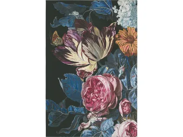 SICILY FLOWER ONE - Rectangular rug with floral pattern by SITAP Carpet Couture Italia - view 2